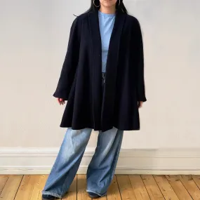 Vintage Navy Blue Over Coat - Master Coat