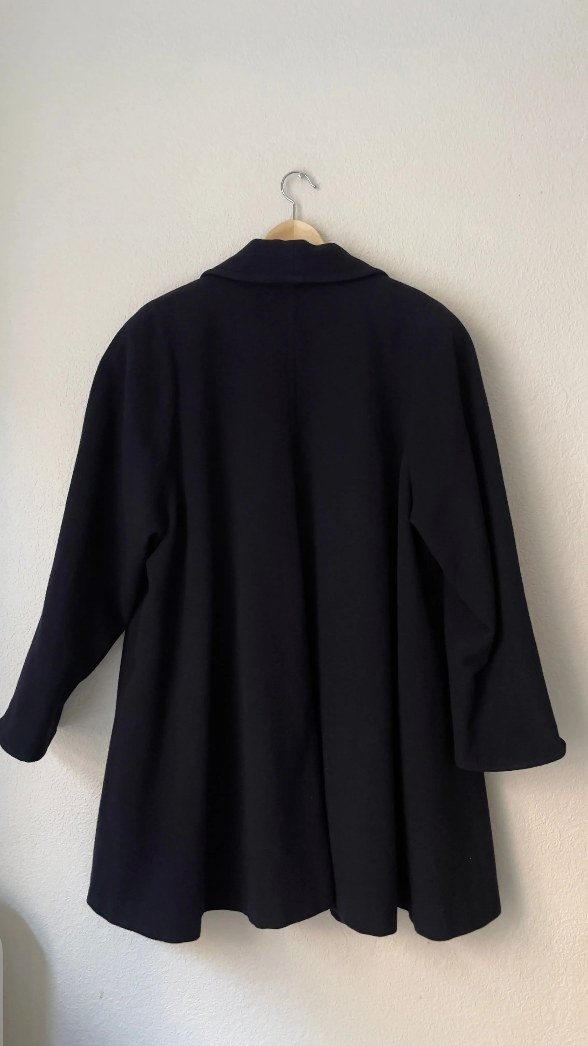 Vintage Navy Blue Over Coat - Master Coat