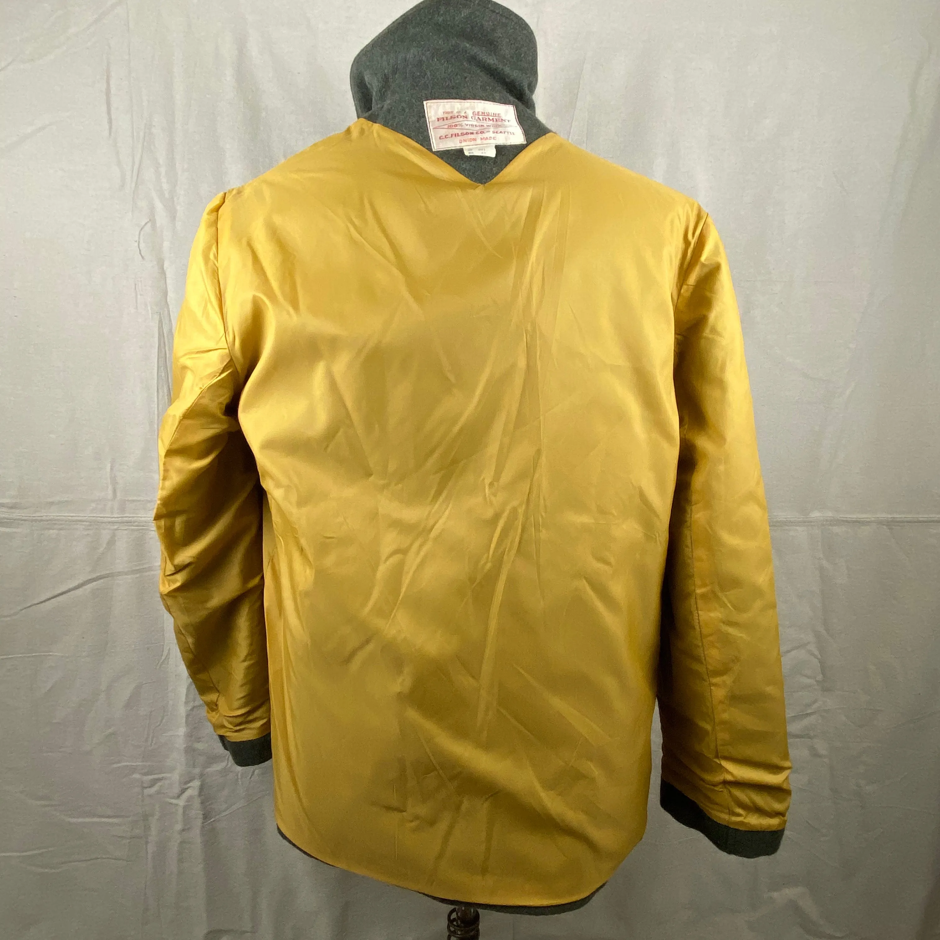 Vintage Union Made Filson Wool Car Coat Lot 201 Size 40