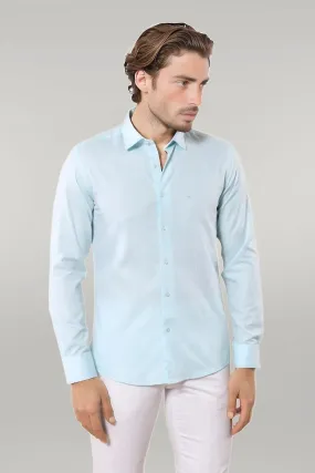 WSS Oxford Patterned Green Shirt  - Singen