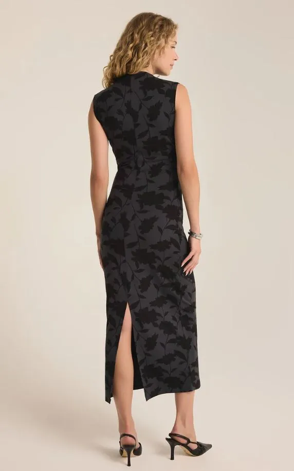 ZSUPPLY Tatum Shadow Floral Midi Dress