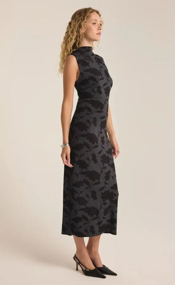 ZSUPPLY Tatum Shadow Floral Midi Dress